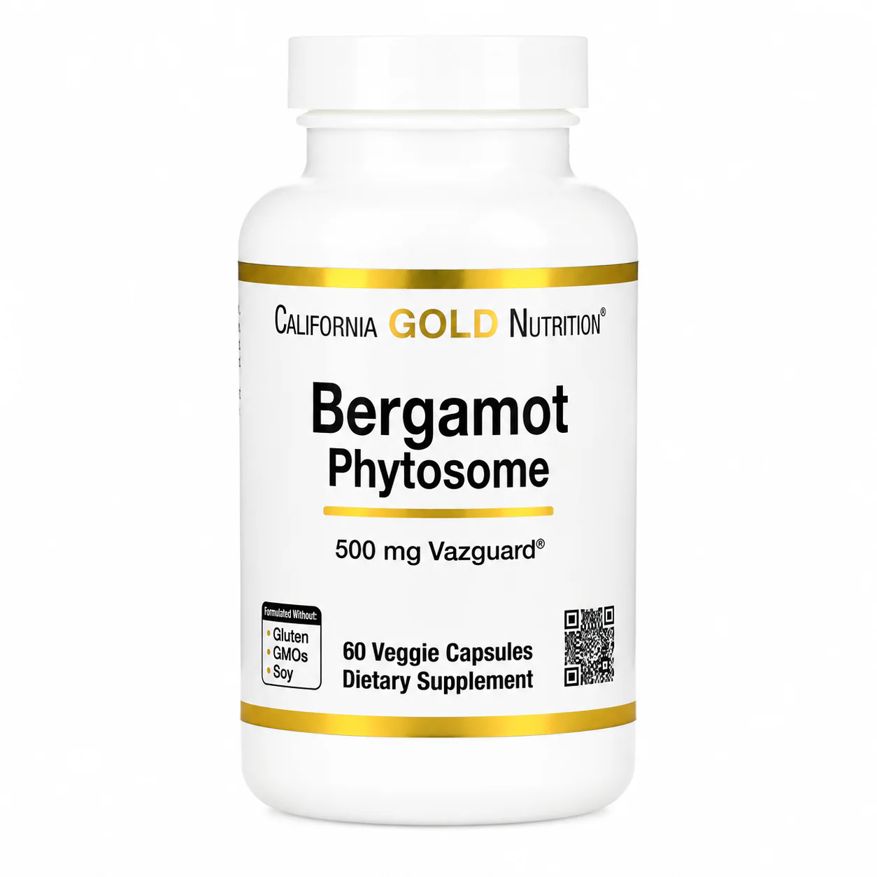California Gold Nutrition, Bergamot Phytosome with Citrus Bergamot Extract, 500 mg