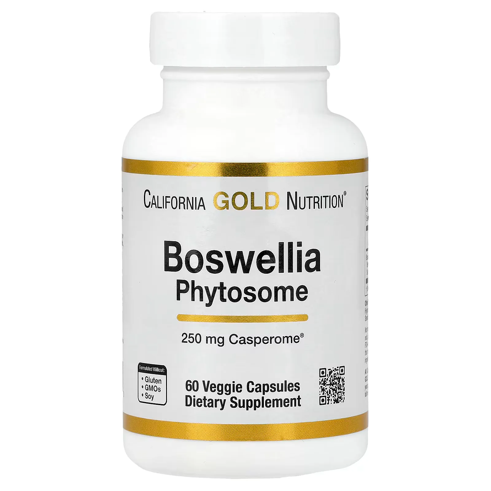 California Gold Nutrition Boswellia Serrata Phytosome 250 mg 60 Veggie Capsules