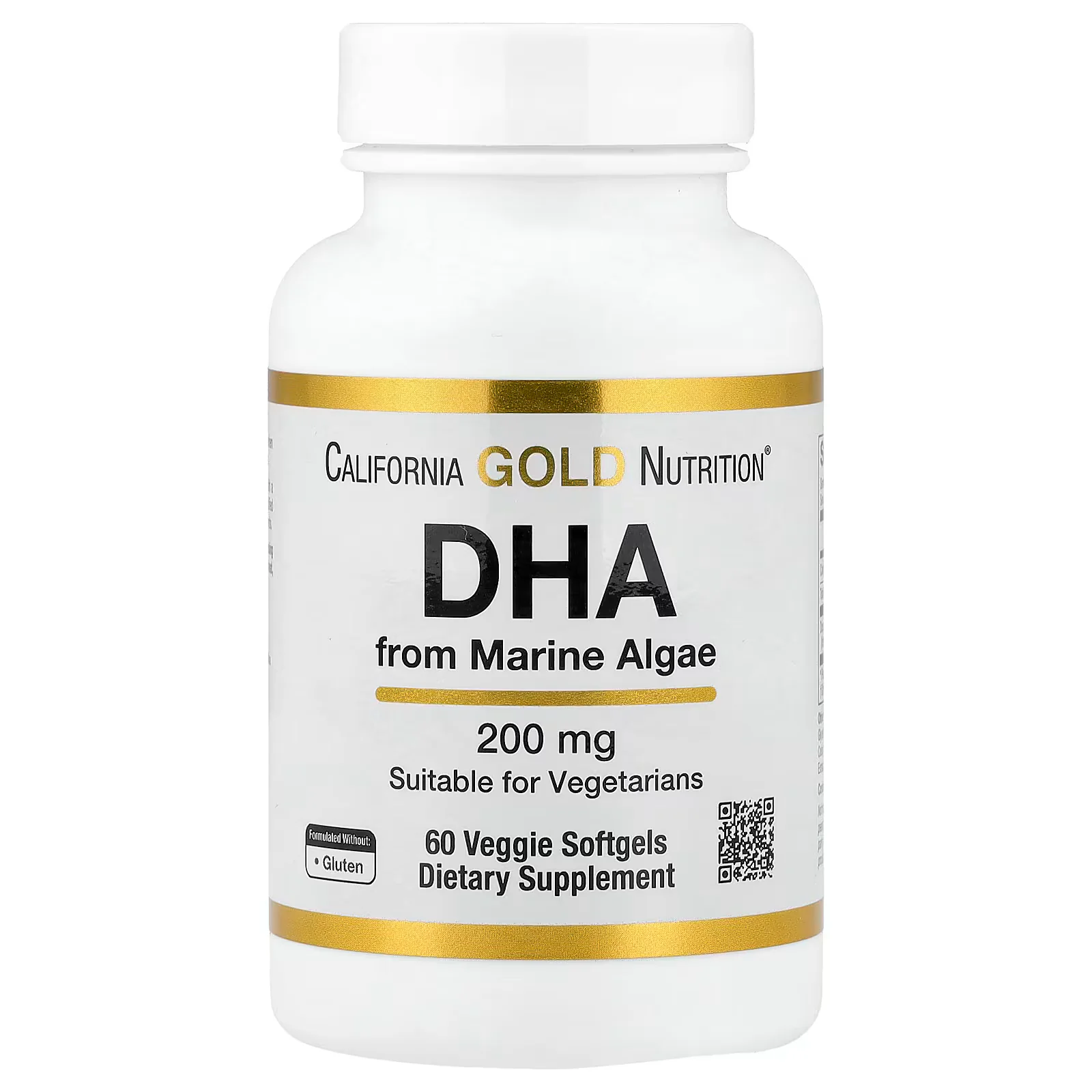 California Gold Nutrition DHA from Marine Algae Veggie Capsule