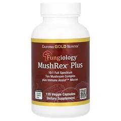 California Gold Nutrition Fungiology MushRex Plus 120 Plantcaps