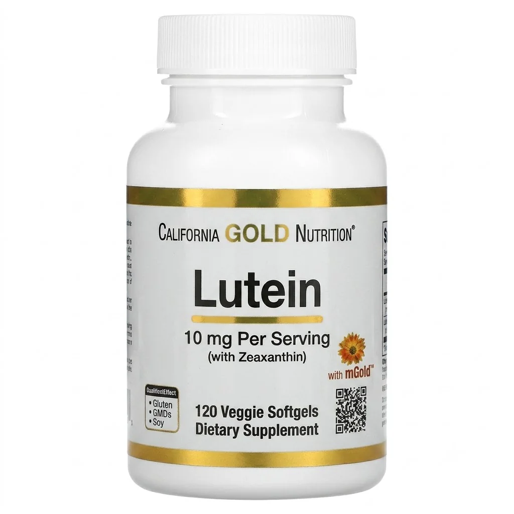California Gold Nutrition Lutein with Zeaxanthin  60 Veggie Softgels