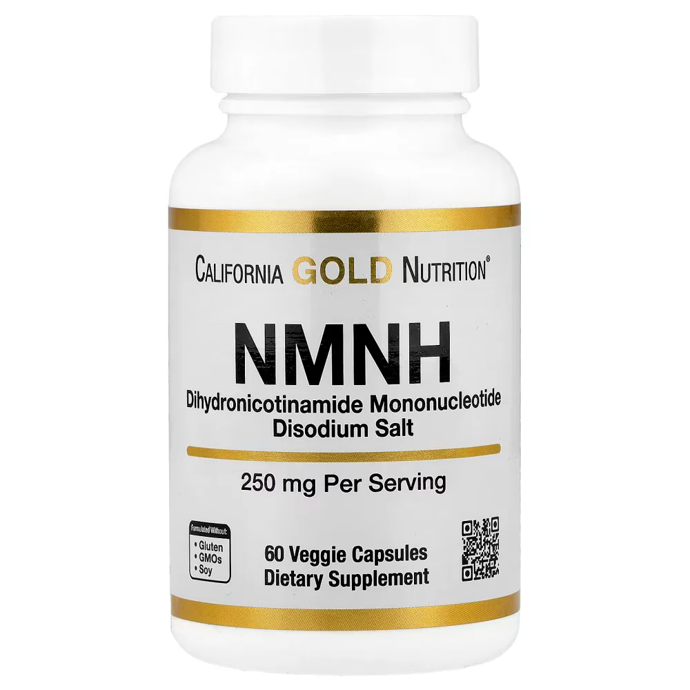 California Gold Nutrition NMNH Complex, 60 Veggie Capsules