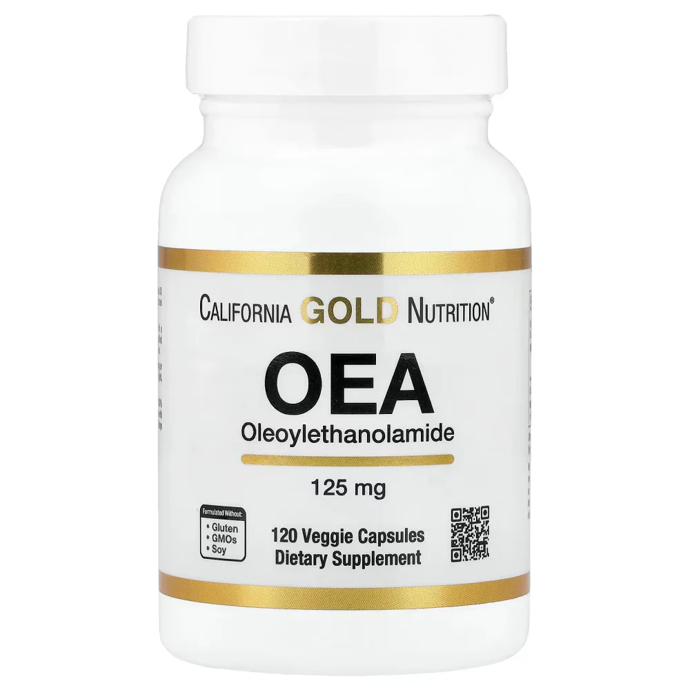 California Gold Nutrition OEA Oleoylethanolamide, 125mg  120 Veggie Capsules