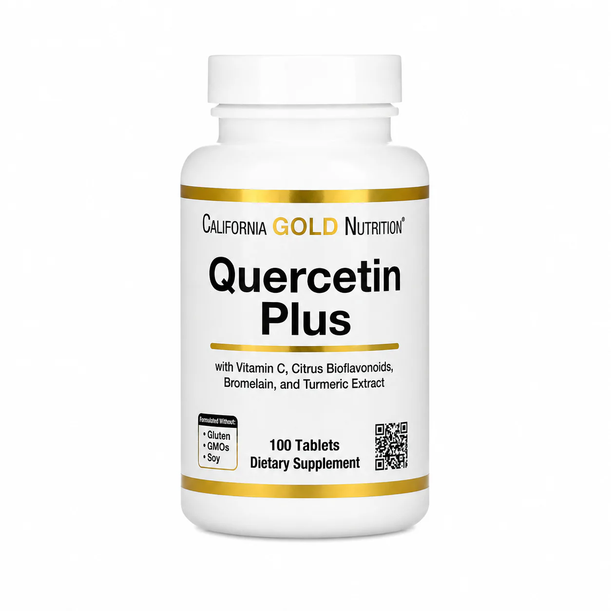 California Gold Nutrition Quercetin Plus, 100 Tablets