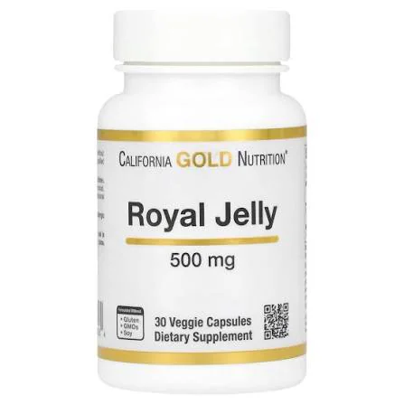 California Gold Nutrition Royal Jelly, 500mg  120 Veggie Capsules