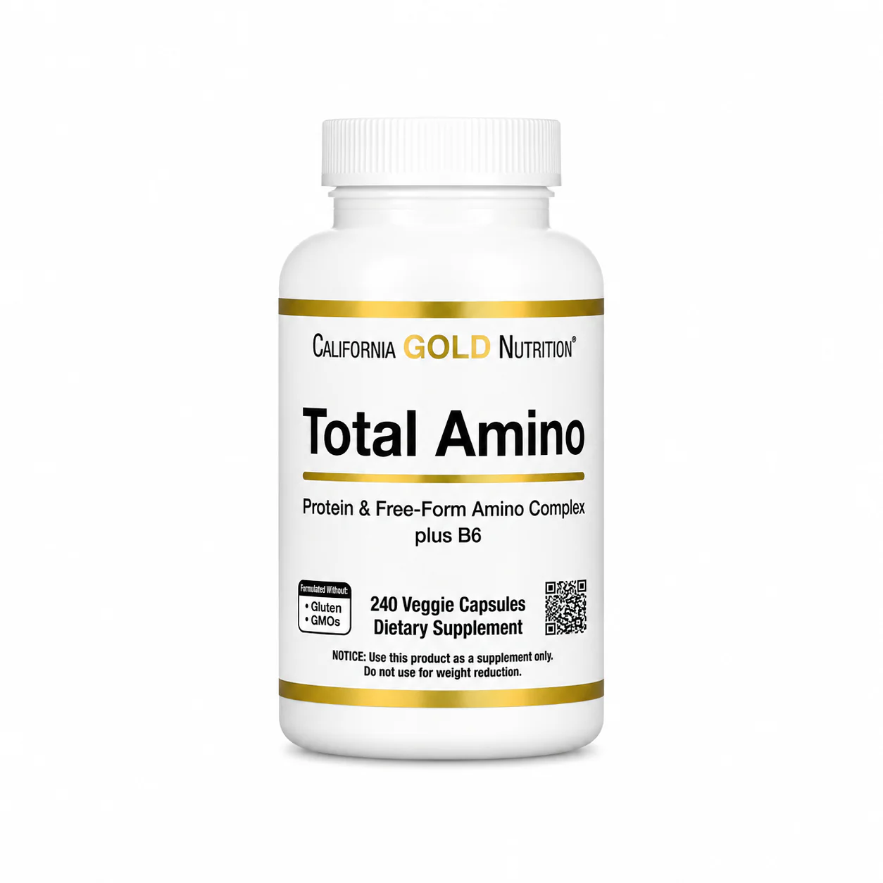California Gold Nutrition Total Amino, 240 Veggie Capsules
