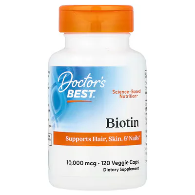 Doctor's Best Biotin 10000mcg Veggie Caps