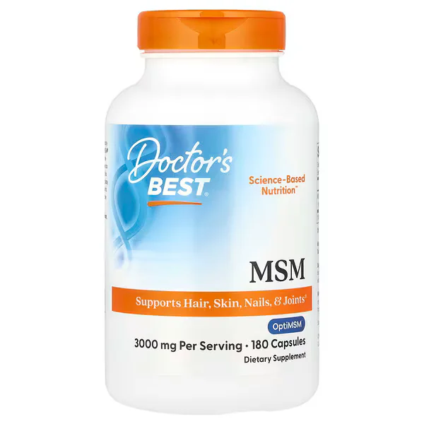 Doctor's Best MSM Capsules (1000mg per Capsule)