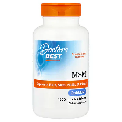 Doctor's Best MSM with OptiMSM® 1500 mg 120 Tablets