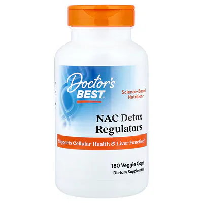 Doctor's Best NAC Detox Regulators Veggie Caps