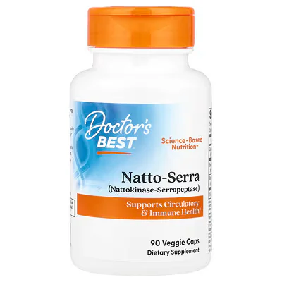 Doctor's Best Natto-Serra 90 Veggie Caps