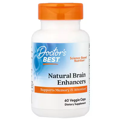 Doctor's Best Natural Brain Enhancers 60 Veggie Caps