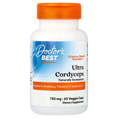 Doctor's Best Ultra Cordyceps 750mg 60 Veggie Caps