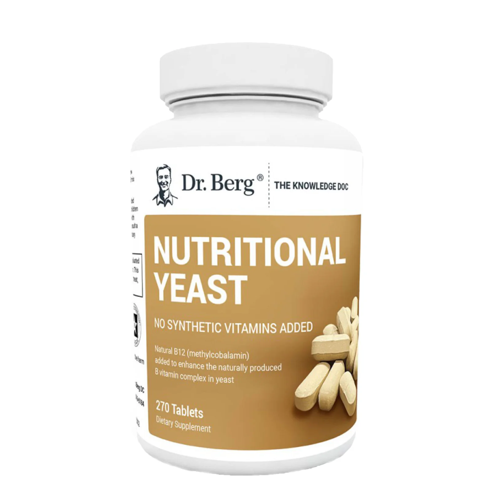 Dr. Berg Nutritional Yeast 270 Tablets