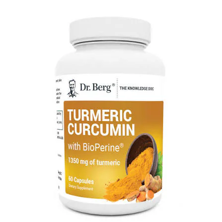 Dr. Berg Turmeric Curcumin with BioPerine 60 Capsules