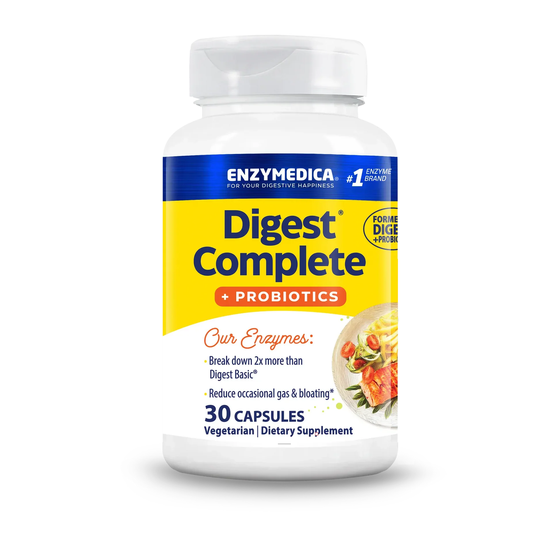 Enzymedica Digest Complete + Probiotics Capsules