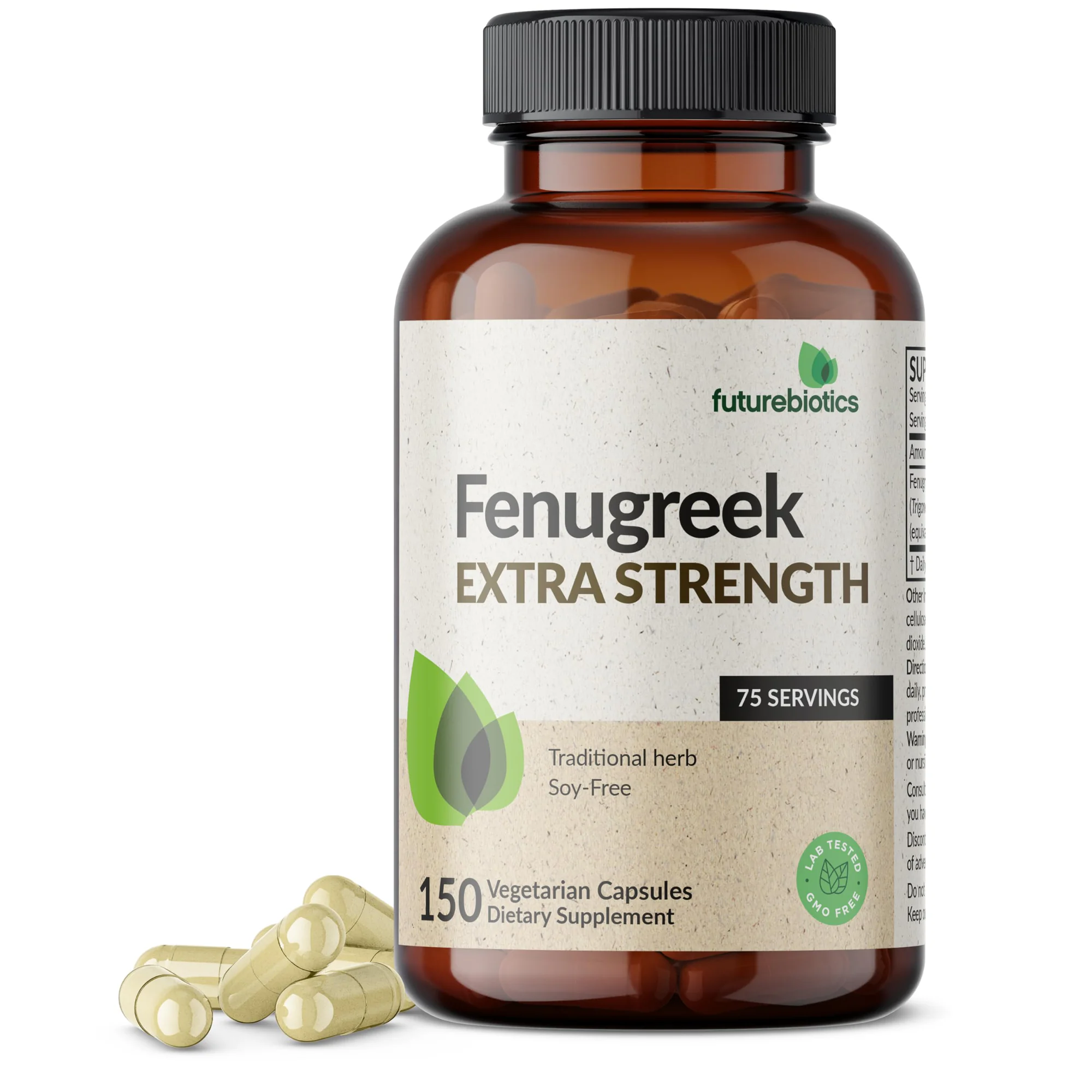 Futurebiotics, Fenugreek 150 Vegetarian Capsules