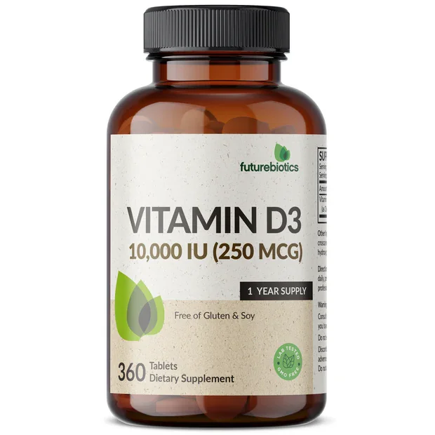 Futurebiotics Vitamin D3 10000 IU (250mcg) Tablets