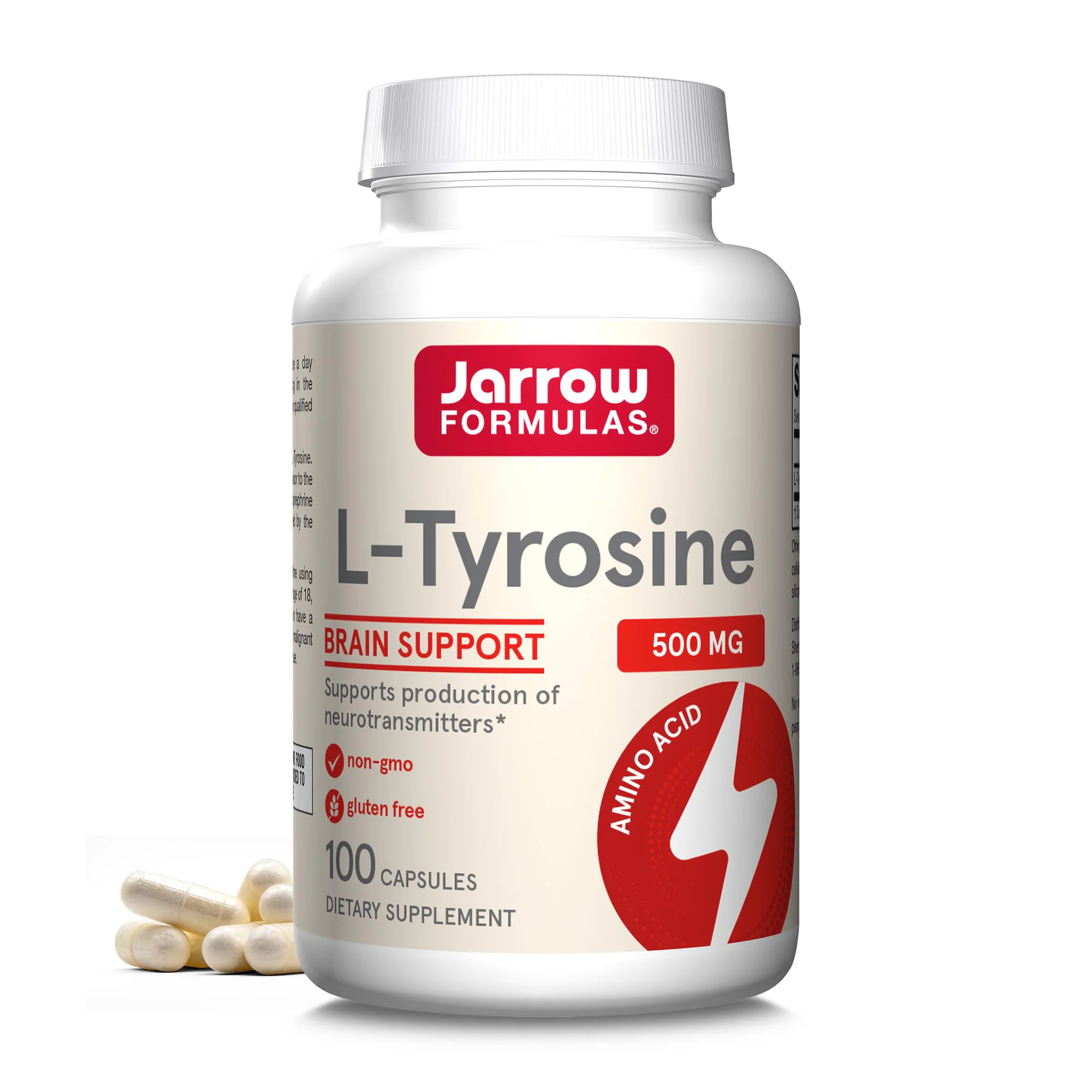 Jarrow Formulas L-Tyrosine 500mg 100 Capsules