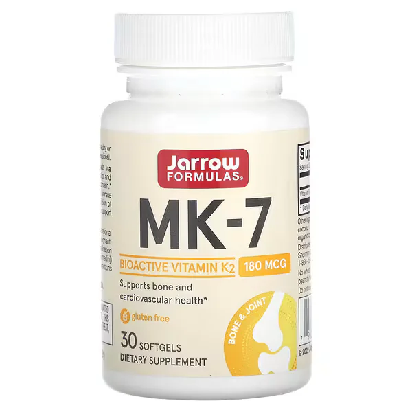 Jarrow Formulas MK-7 180mcg 30 Softgels