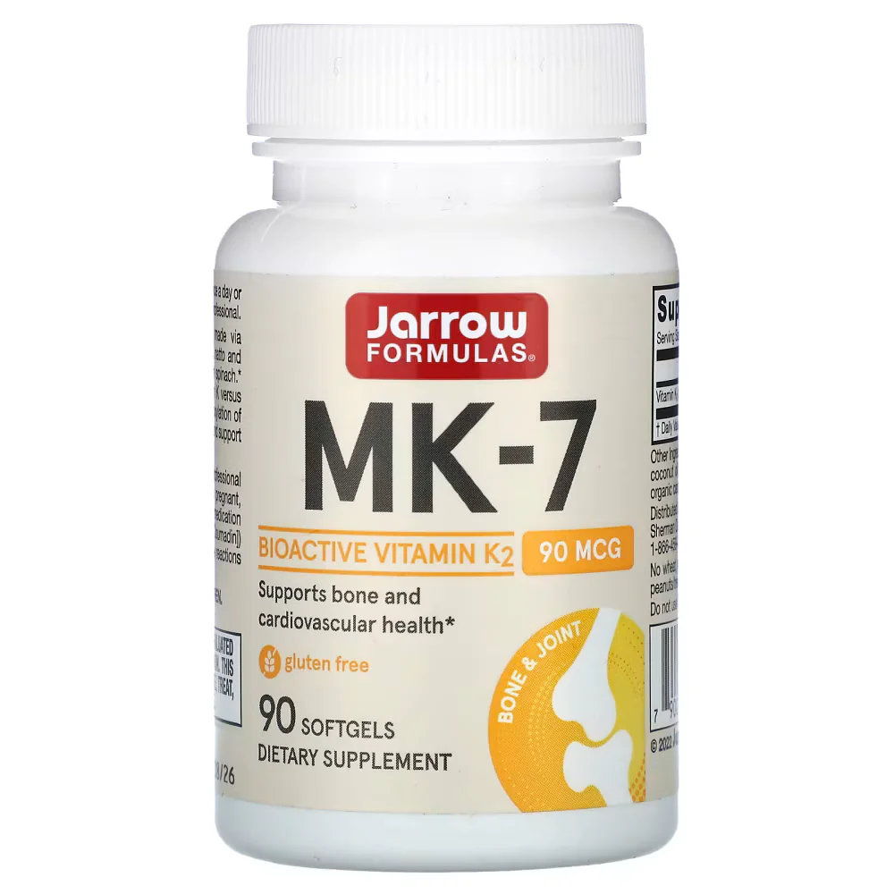 Jarrow Formulas MK-7 90mcg Softgels