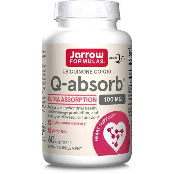 Jarrow Formulas Q-Absorb 100mg Softgels