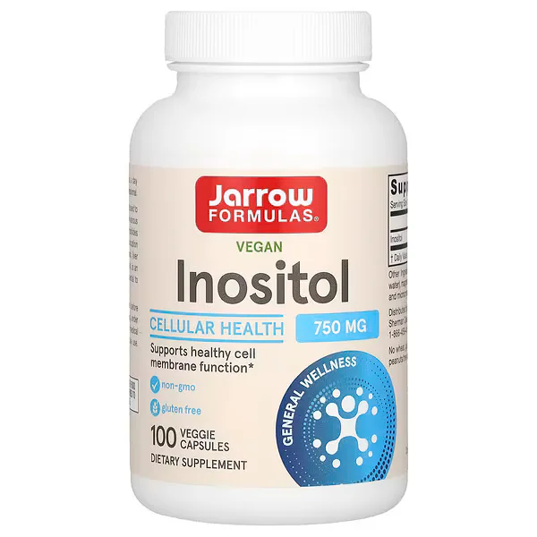 Jarrow Formulas Vegan Inositol 750mg 100 VeggieCapsules