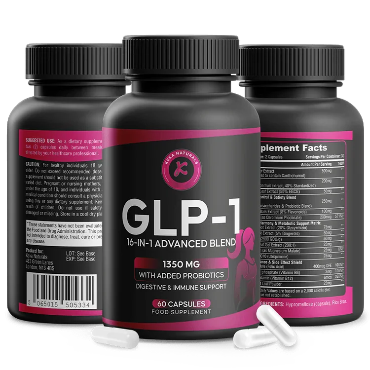 Keka Naturals GLP-1 16-in-1 Capsules
