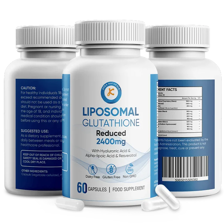 Keka Naturals Liposomal Glutathione 2400mg Capsules