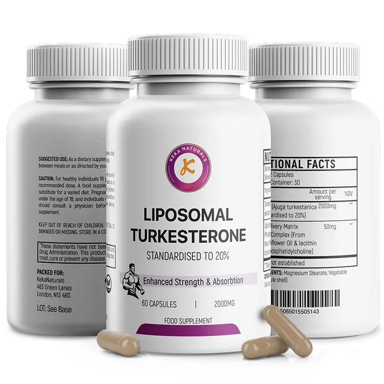 Keka Naturals Liposomal Turkesterone 2000mg capsules