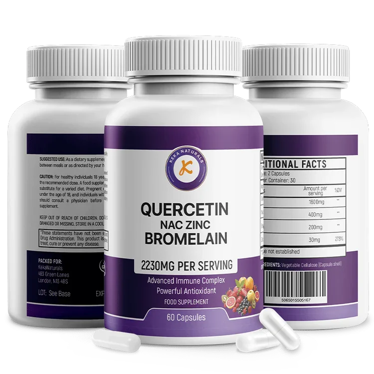 Keka Naturals Quercetin Complex 2230mg capsules