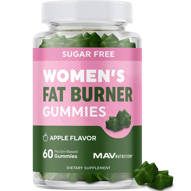 MAV Nutrition Women’s Fat Burner Gummies Apple Flavor 60 Gummies