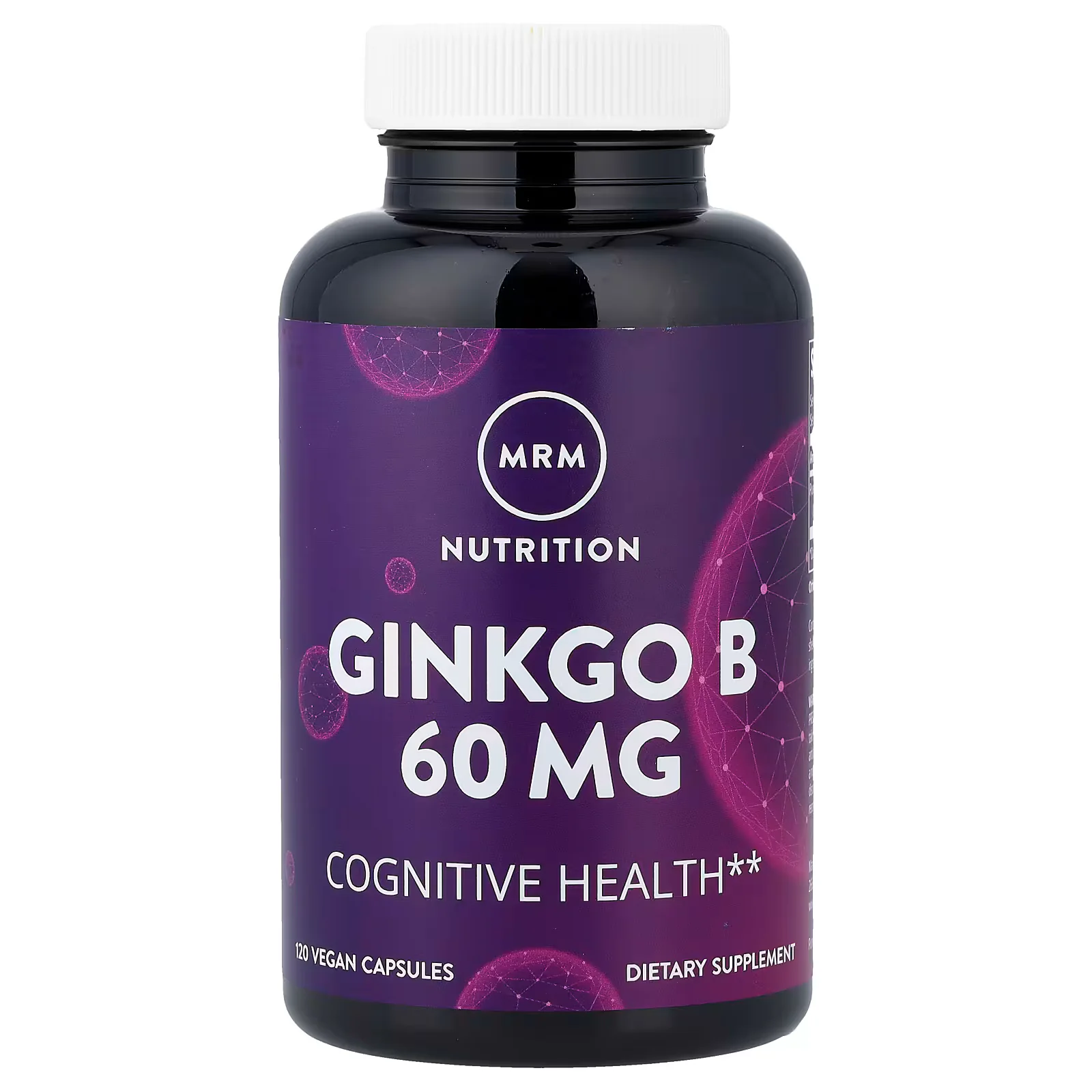 MRM Nutrition Ginkgo B 60 mg Vegan Capsules