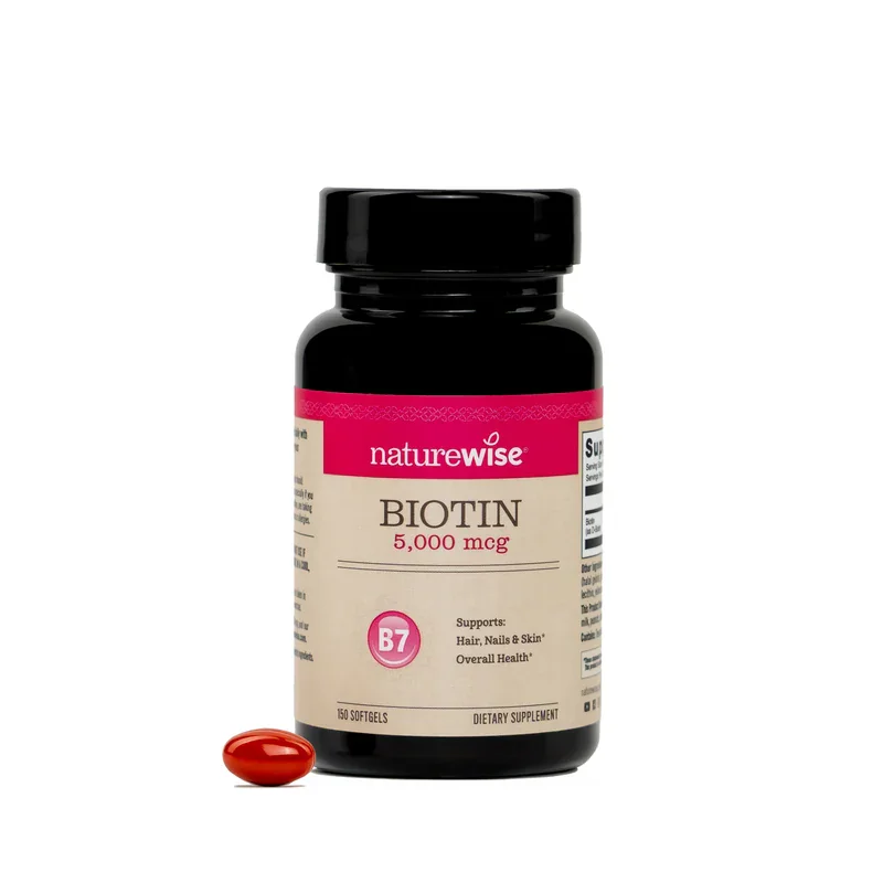 NatureWise Biotin 5000mcg Softgels