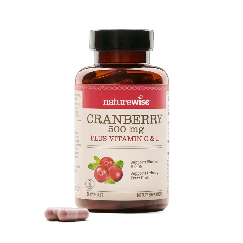 NatureWise Cranberry 500mg + Vitamin C & E Capsules