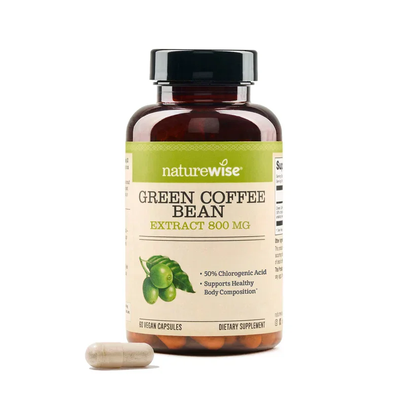 NatureWise Green Coffee Bean Extract 800mg Vegan Capsules