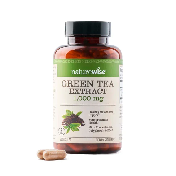NatureWise Green Tea Extract 1000mg Capsules