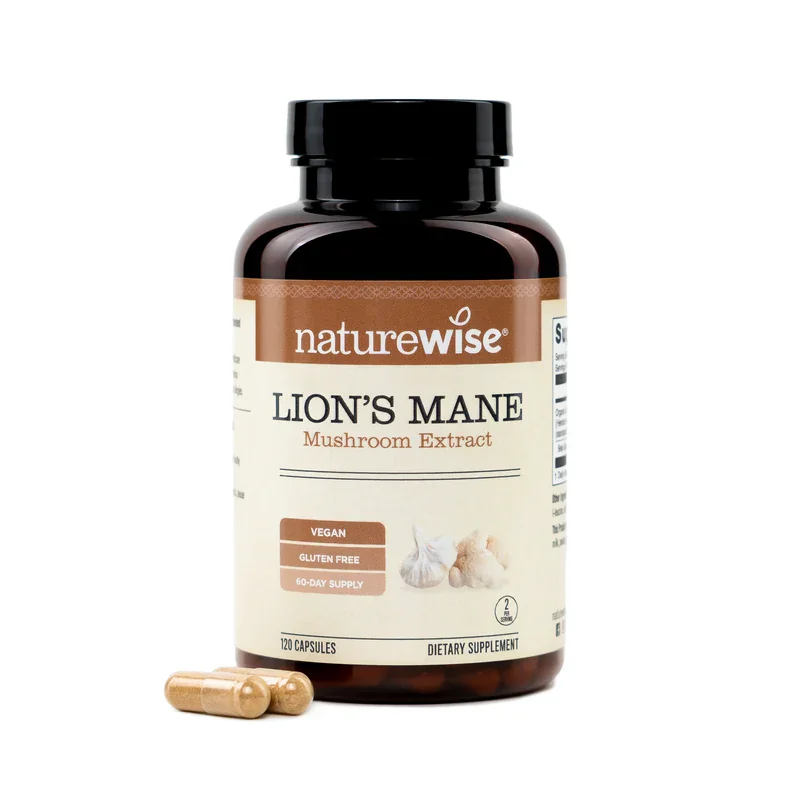 NatureWise Lion's Mane Mushroom Extract Capsules