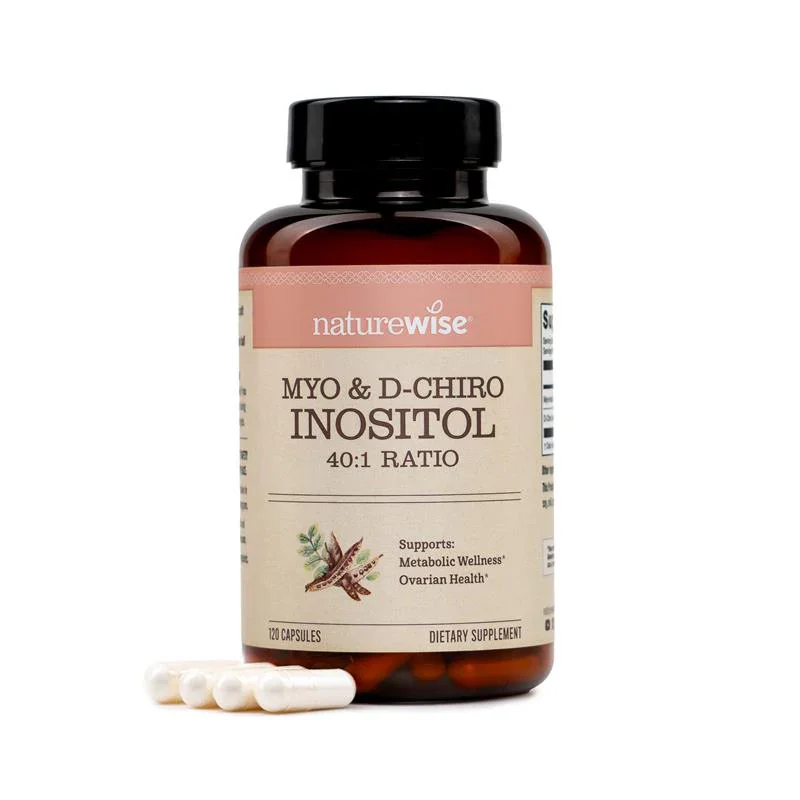 NatureWise Myo & D-Chiro Inositol 40:1 Ratio 120 Capsules