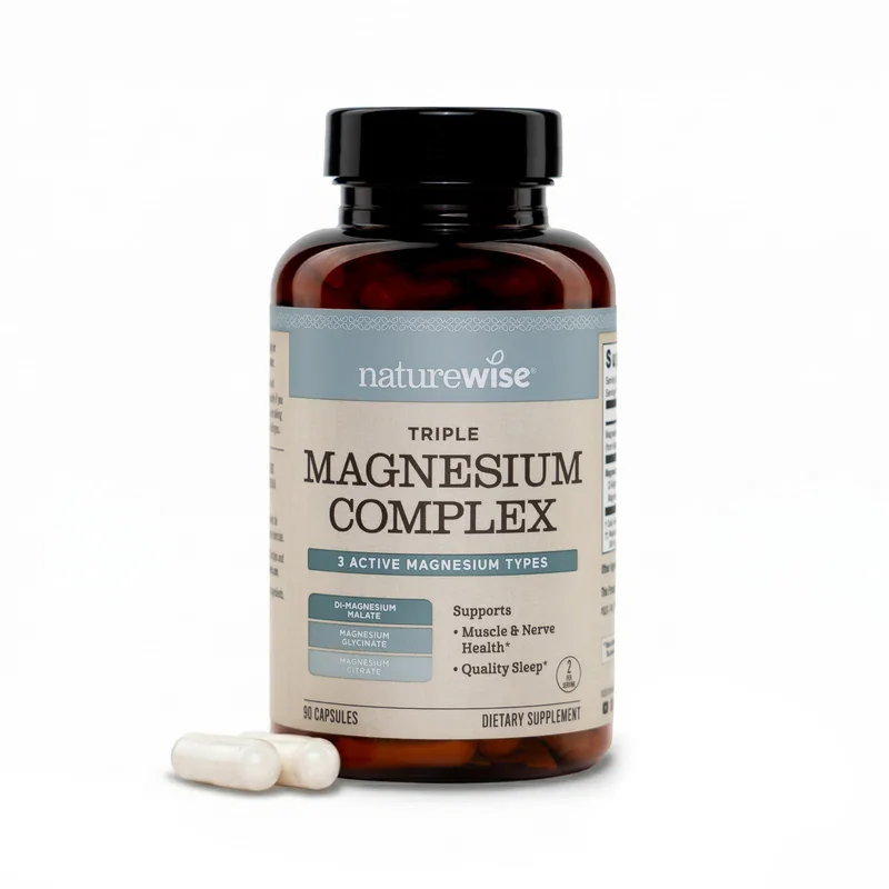NatureWise Triple Magnesium Complex Capsules