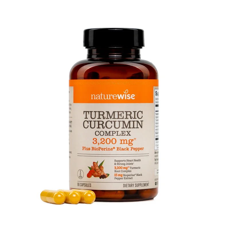 NatureWise Turmeric Curcumin Complex 3200mg + BioPerine