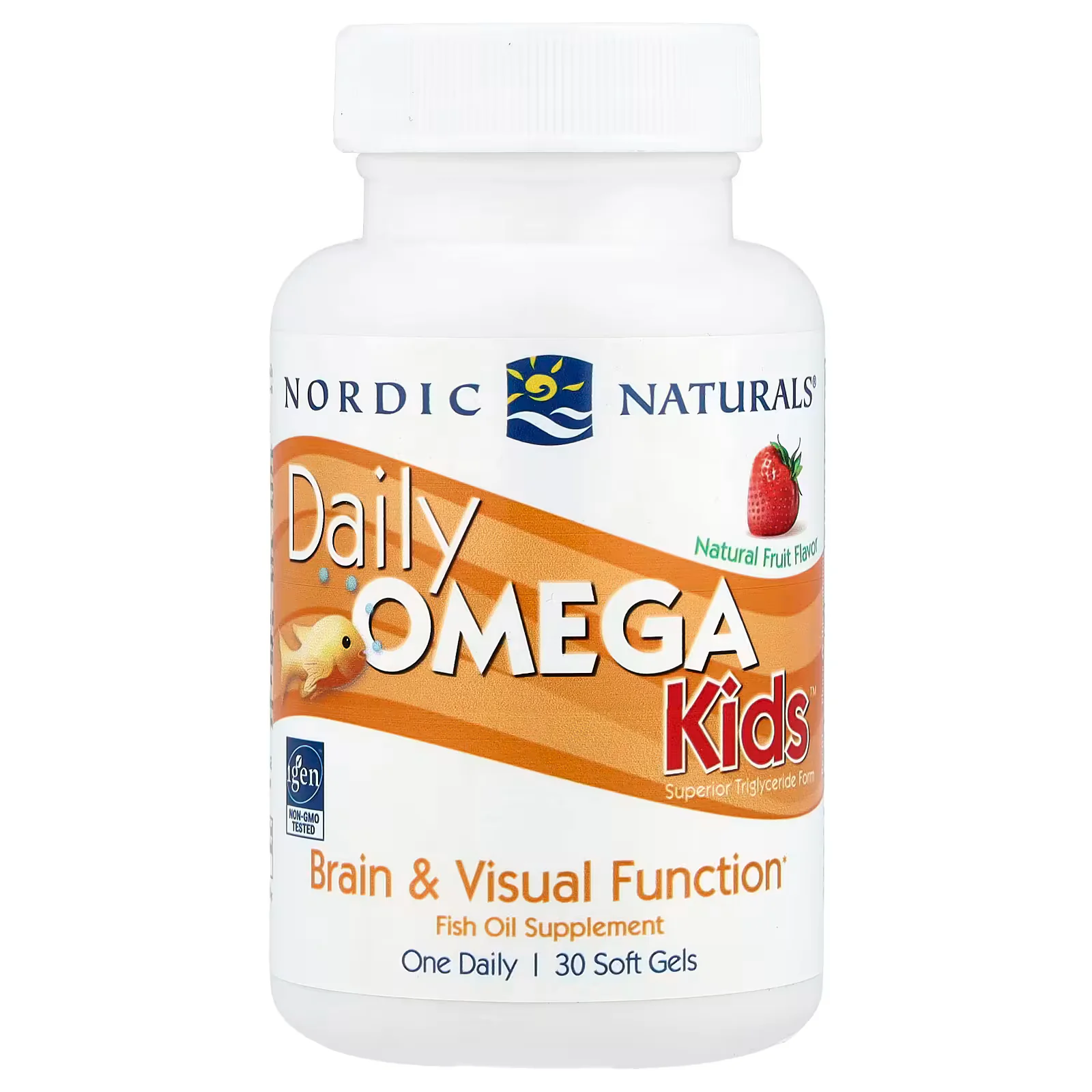 Nordic Naturals Daily Omega Kids  Natural Fruit Soft Gels
