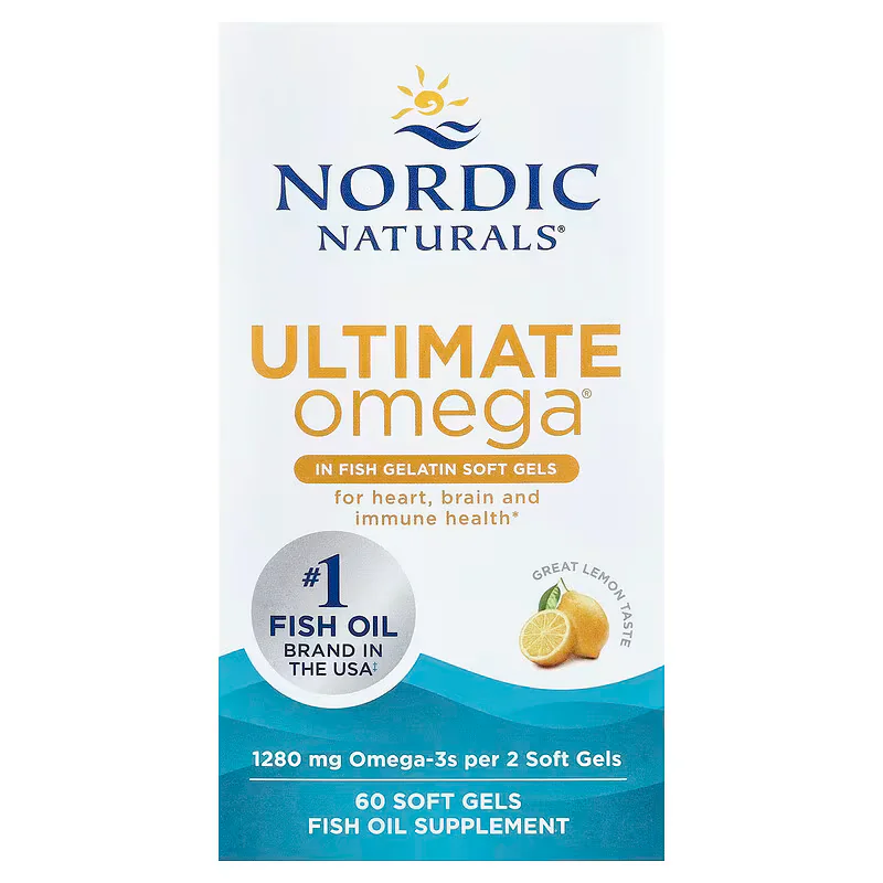 Nordic Naturals Omega-3 Lemon  Soft Gels