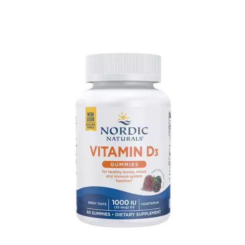 Nordic Naturals Vitamin D3 Gummies, Wild Berry  Gummies