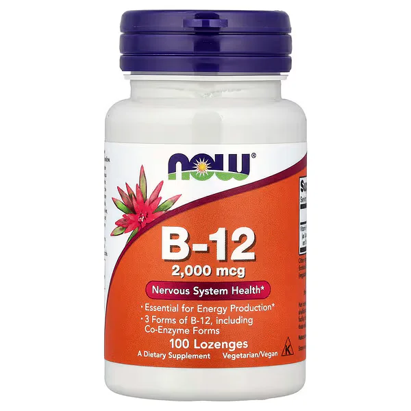 NOW Foods B-12 2000mcg 100 Lozenges
