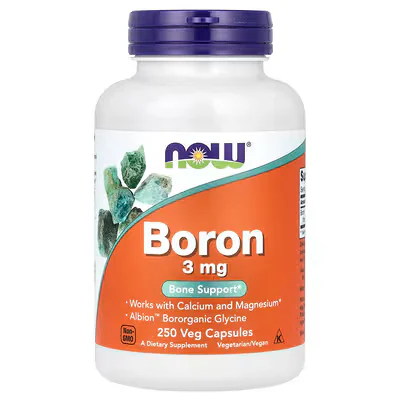 NOW Foods Boron 3mg Veg Capsules