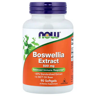 NOW Foods Boswellia Extract 500mg 90 Softgels