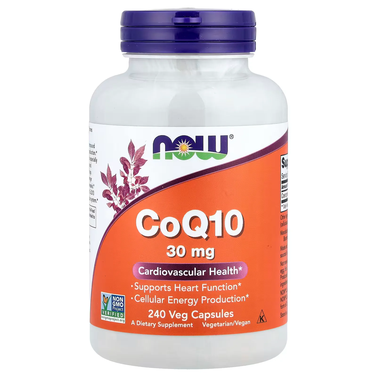 NOW Foods CoQ10 30mg Veg Capsules