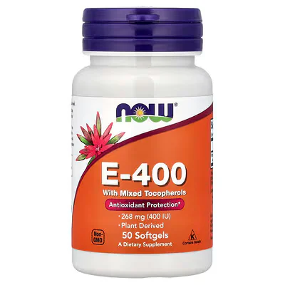 NOW Foods E-400 268mg (400 IU) Softgels