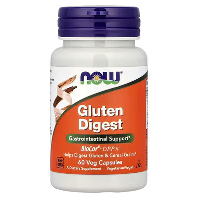 NOW Foods Gluten Digest 60 Veg Capsules